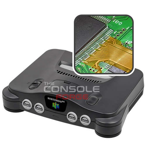 UltraHDMI Nintendo N64 Installation Service upgrading N64 console to HDMI output with improved video quality