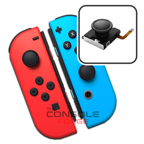 Nintendo Switch Hall Effect Joystick Replacement Service with upgraded TMR joysticks for no drift and improved precision