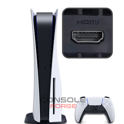 PlayStation 5 HDMI Port Replacement Service – professional PS5 HDMI repair for broken port, no signal, and video output issues